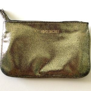 Victoria's Secret Gold Cosmetic Bag